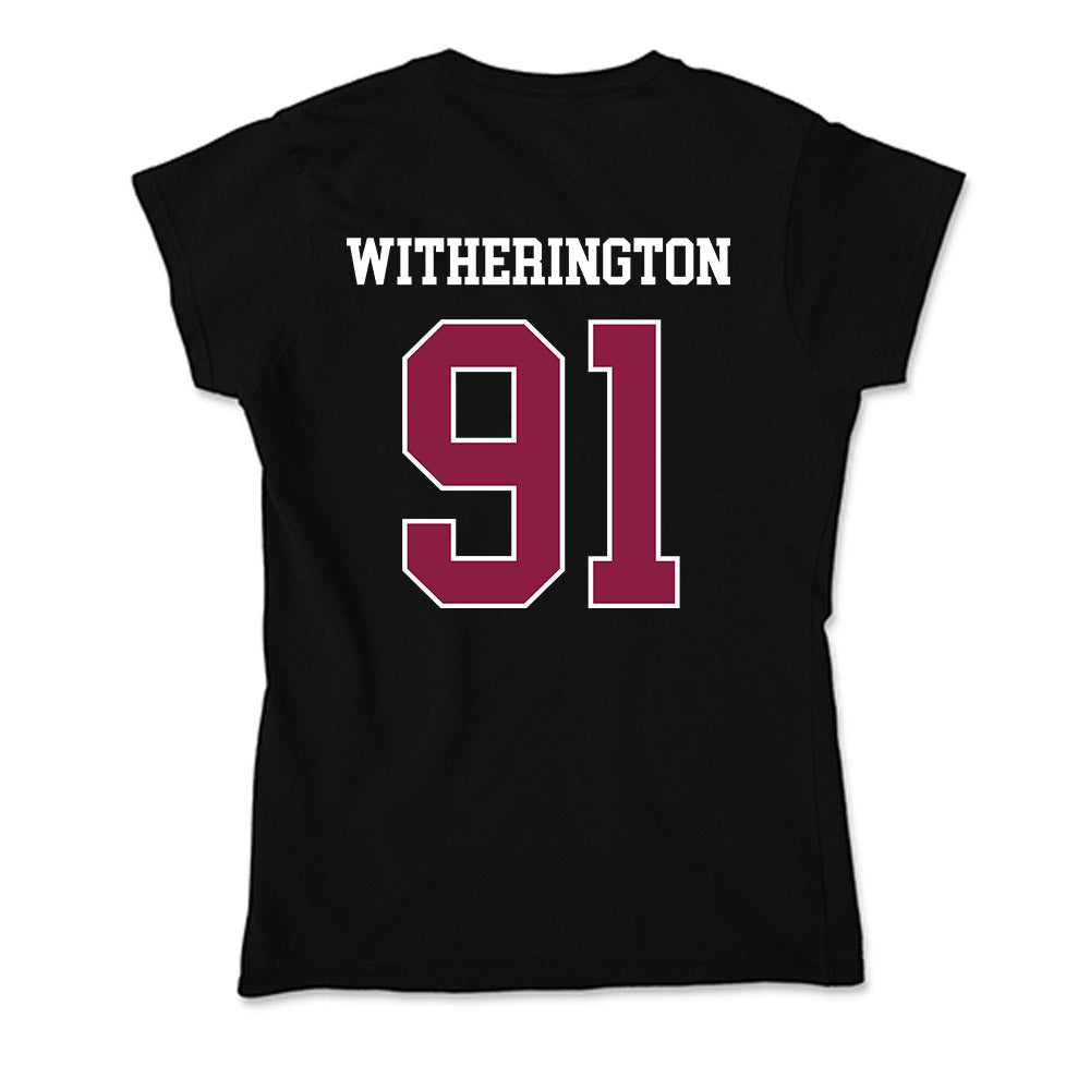 Virginia Tech - NCAA Football : Garrett Witherington - Soft Style Women’s T-Shirt-1