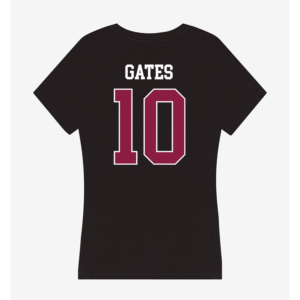 Virginia Tech - NCAA Baseball : Sam Gates - Women's V-Neck T-Shirt-1