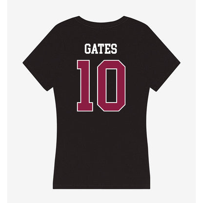 Virginia Tech - NCAA Baseball : Sam Gates - Women's V-Neck T-Shirt-1
