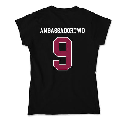Virginia Tech - NCAA Men's Soccer : Test AmbassadorTwo - Soft Style Women’s T-Shirt-1