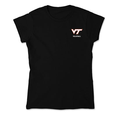 Virginia Tech - NCAA Women's Volleyball : Sara Gasparini - Soft Style Women’s T-Shirt-0