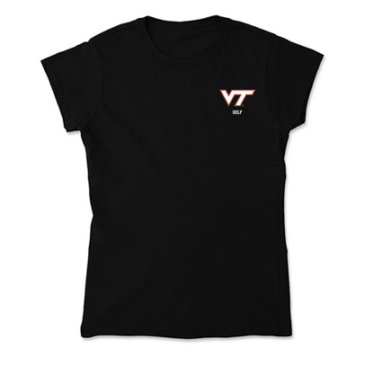 Virginia Tech - NCAA Women's Golf : Alina Ho - Soft Style Women’s T-Shirt-0