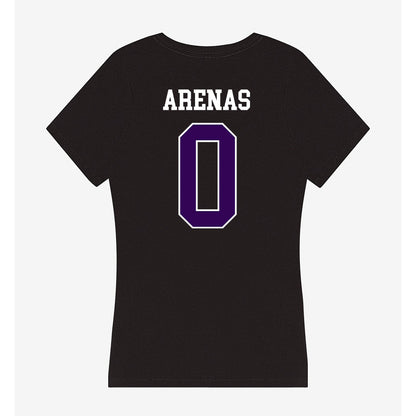 Kansas State - NCAA Women's Basketball : Izela Arenas - Women's V-Neck T-Shirt-1
