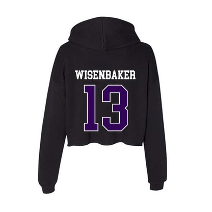 Kansas State - NCAA Baseball : Cole Wisenbaker - Women's Crop Fleece Hoodie-1