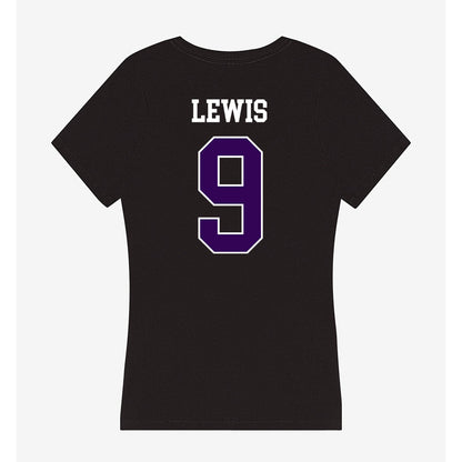 Kansas State - NCAA Baseball : Donte Lewis - Women's V-Neck T-Shirt-1