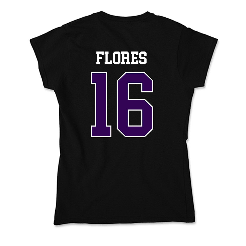 Kansas State - NCAA Baseball : Matthew Flores - Soft Style Women’s T-Shirt-1