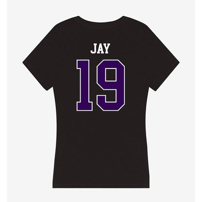 Kansas State - NCAA Football : Blake Jay - Women's V-Neck T-Shirt-1