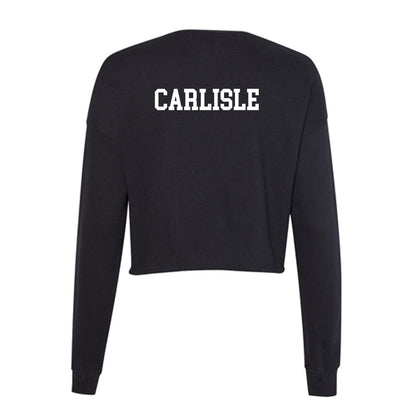 Kansas State - NCAA Men's Track & Field : Pierson Carlisle - Women's Cropped Crew Fleece-1