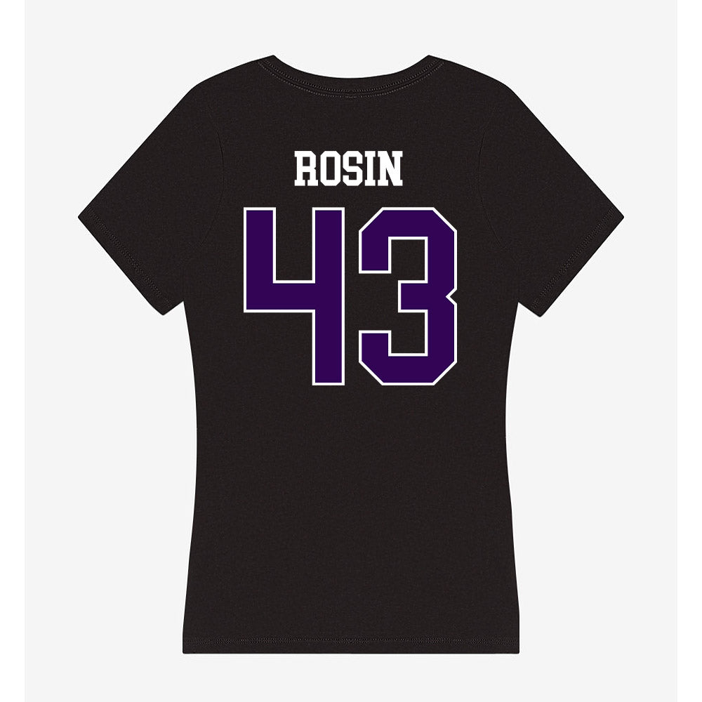 Kansas State - NCAA Baseball : Ben Rosin - Women's V-Neck T-Shirt-1