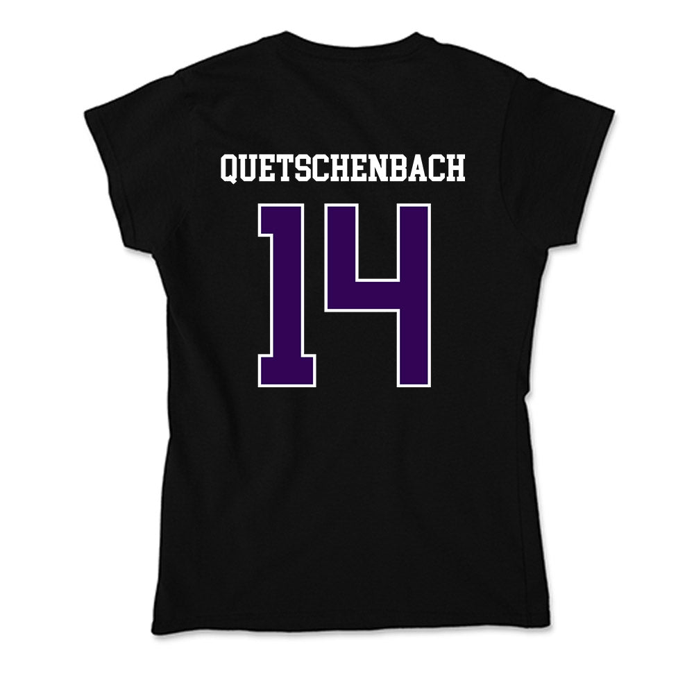 Kansas State - NCAA Baseball : Jack Quetschenbach - Soft Style Women’s T-Shirt-1