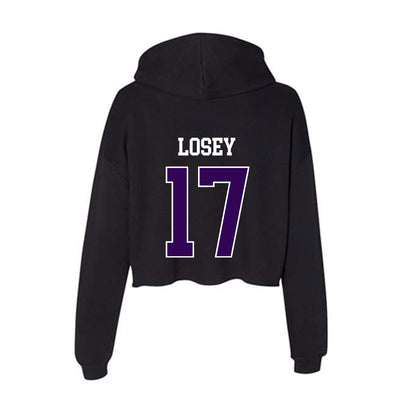 Kansas State - NCAA Women's Soccer : Jordan Losey - Women's Crop Fleece Hoodie-1
