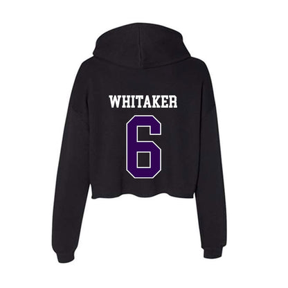 Kansas State - NCAA Football : Darien Whitaker - Women's Crop Fleece Hoodie-1