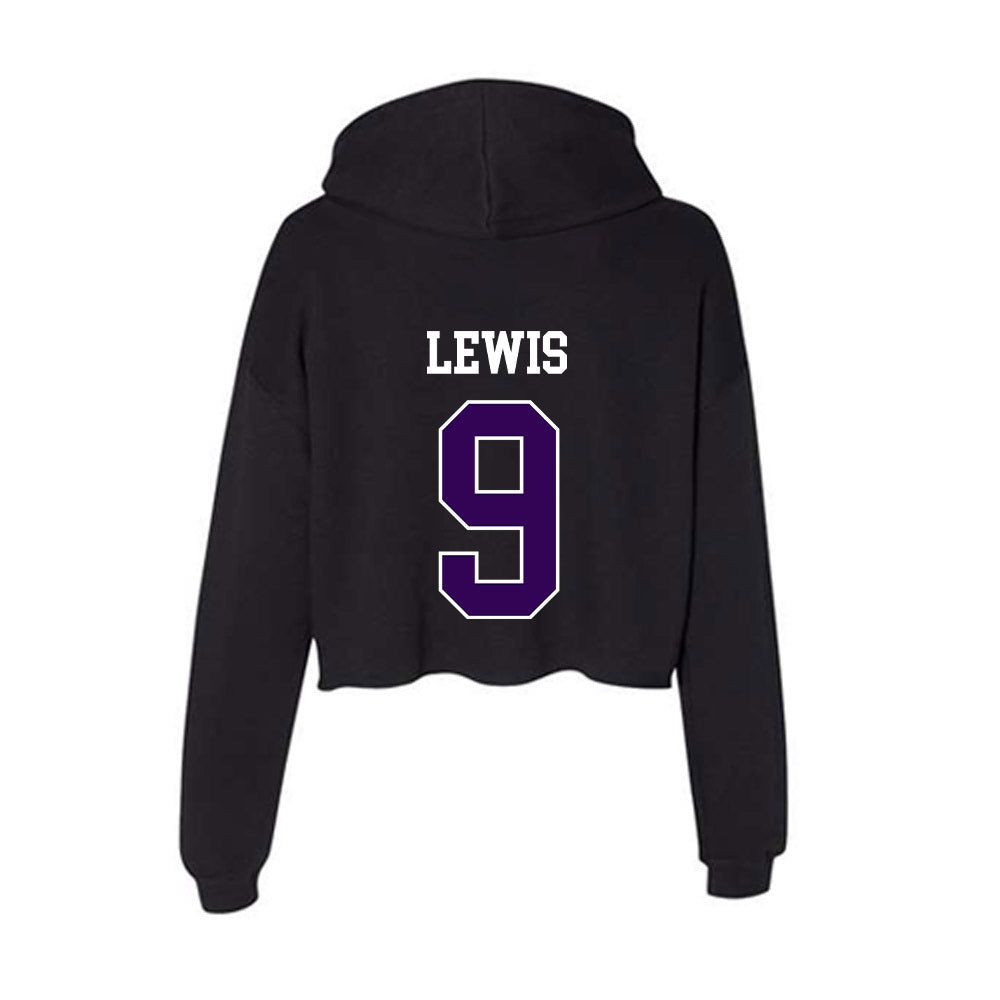 Kansas State - NCAA Baseball : Donte Lewis - Women's Crop Fleece Hoodie-1