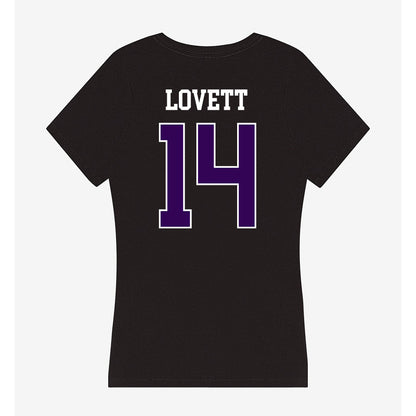 Kansas State - NCAA Football : Maxwell Lovett - Women's V-Neck T-Shirt-1