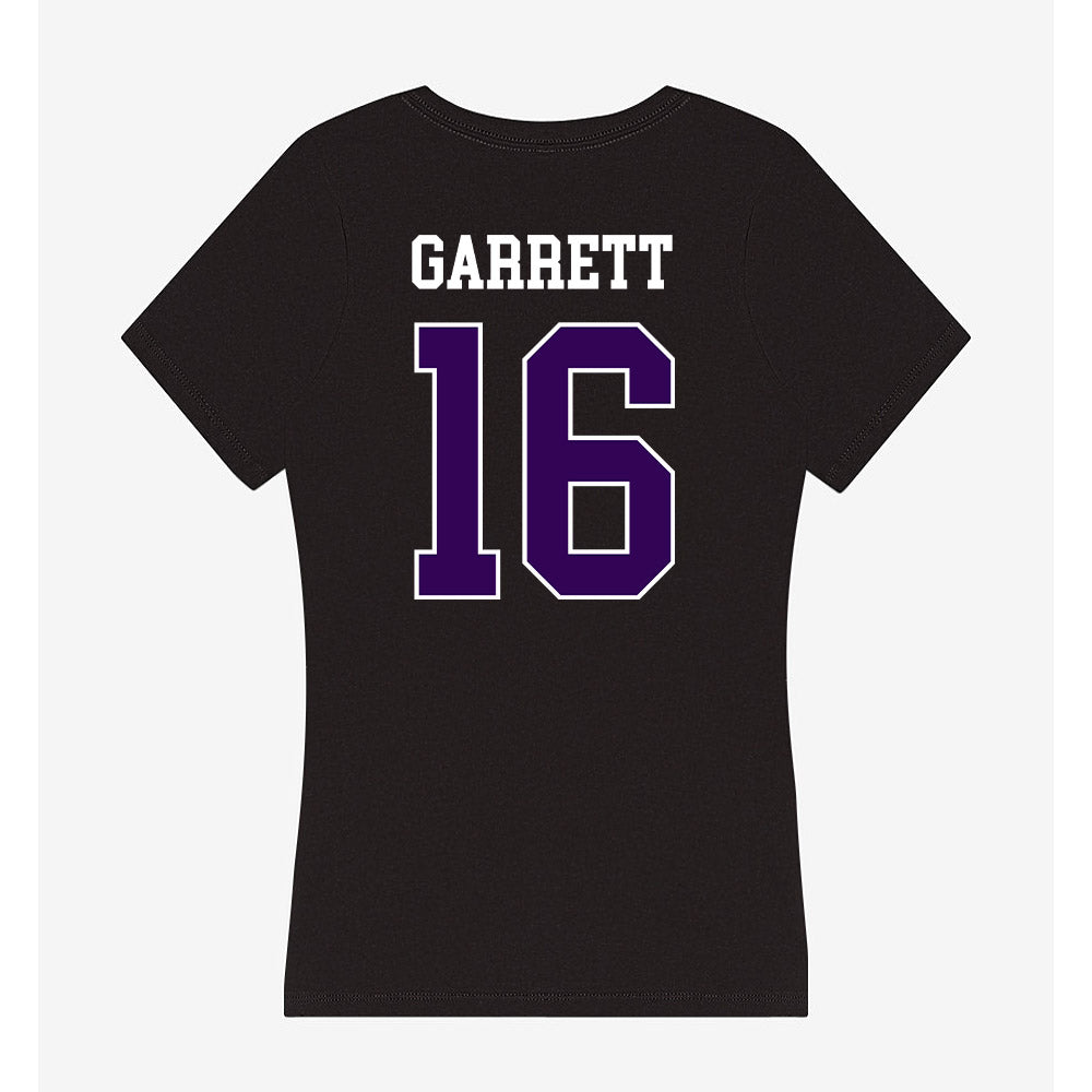 Kansas State - NCAA Women's Soccer : Ava Garrett - Women's V-Neck T-Shirt-1