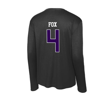 Kansas State - NCAA Women's Volleyball : Reagan Fox - Activewear Long Sleeve T-Shirt-1
