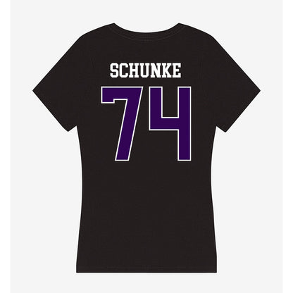 Kansas State - NCAA Football : Navarro Schunke - Women's V-Neck T-Shirt-1