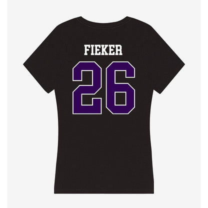Kansas State - NCAA Women's Soccer : Landry Fieker - Women's V-Neck T-Shirt-1