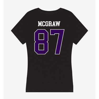 Kansas State - NCAA Football : Lawson Mcgraw - Women's V-Neck T-Shirt-1