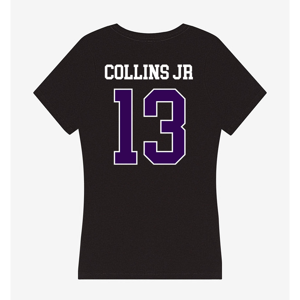 Kansas State - NCAA Football : Rj Collins Jr - Women's V-Neck T-Shirt-1
