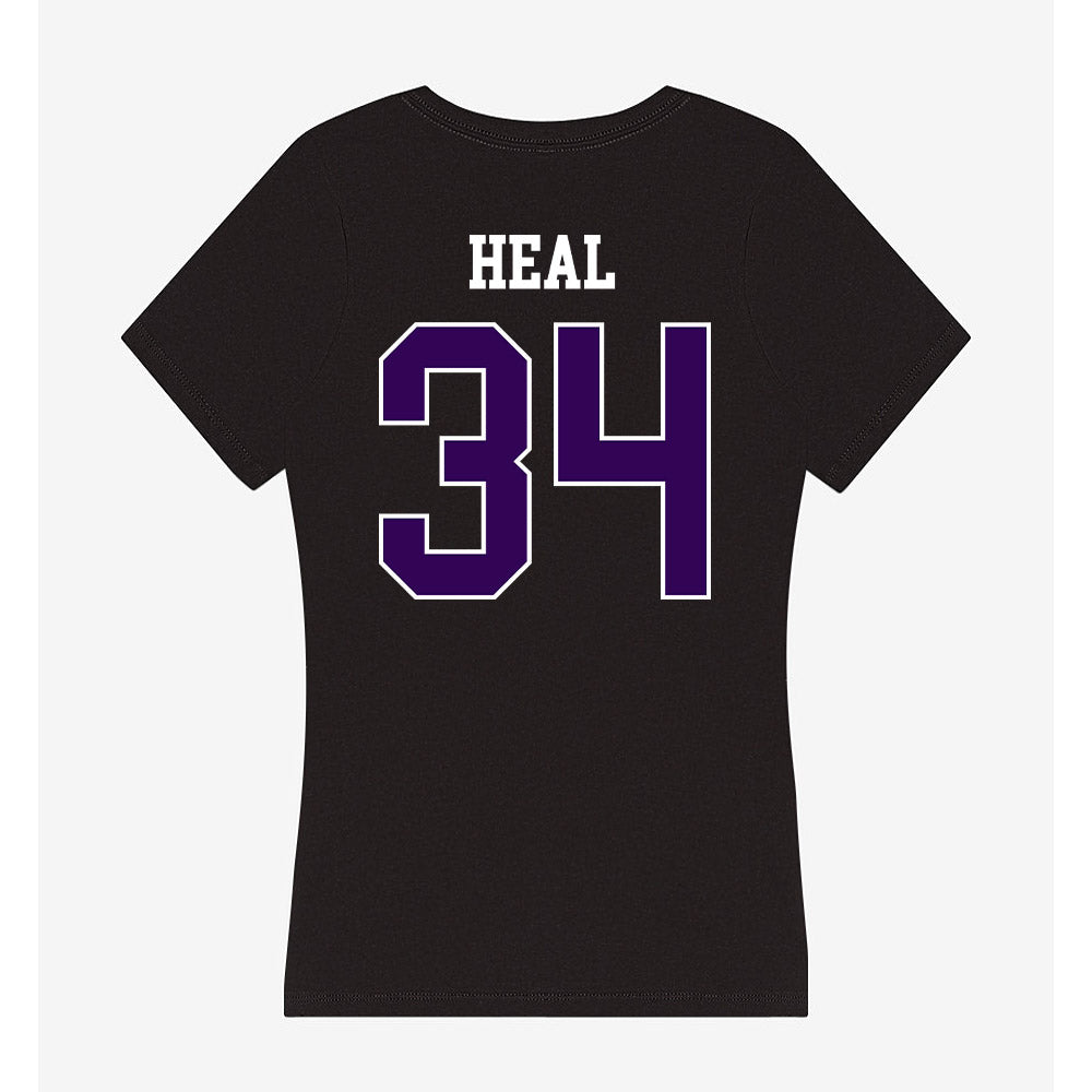 Kansas State - NCAA Women's Basketball : Tess Heal - Women's V-Neck T-Shirt-1