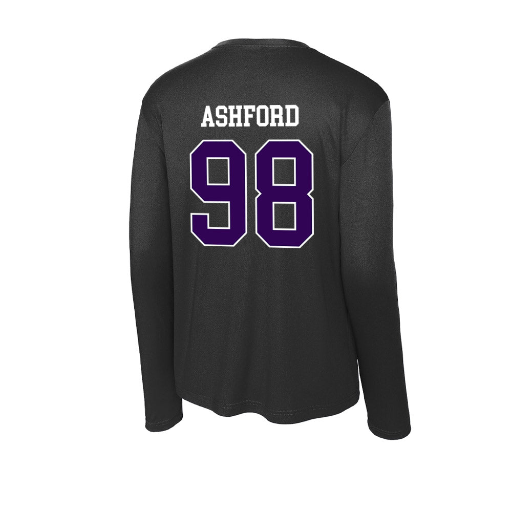 Kansas State - NCAA Football : Tucker Ashford - Activewear Long Sleeve T-Shirt-1