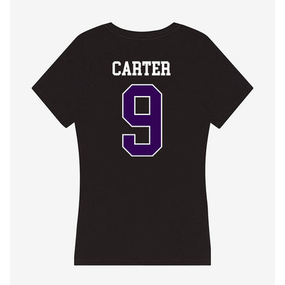 Kansas State - NCAA Women's Volleyball : Chandler Carter - Women's V-Neck T-Shirt-1
