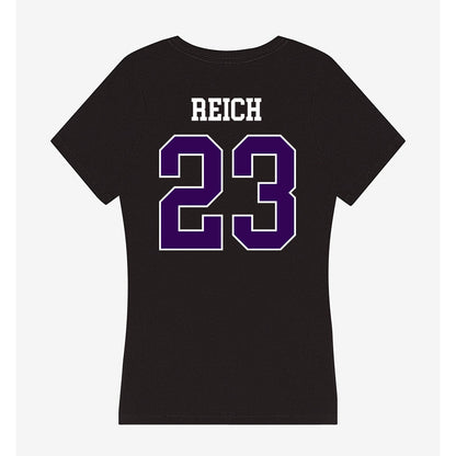 Kansas State - NCAA Baseball : Jonah Reich - Women's V-Neck T-Shirt-1