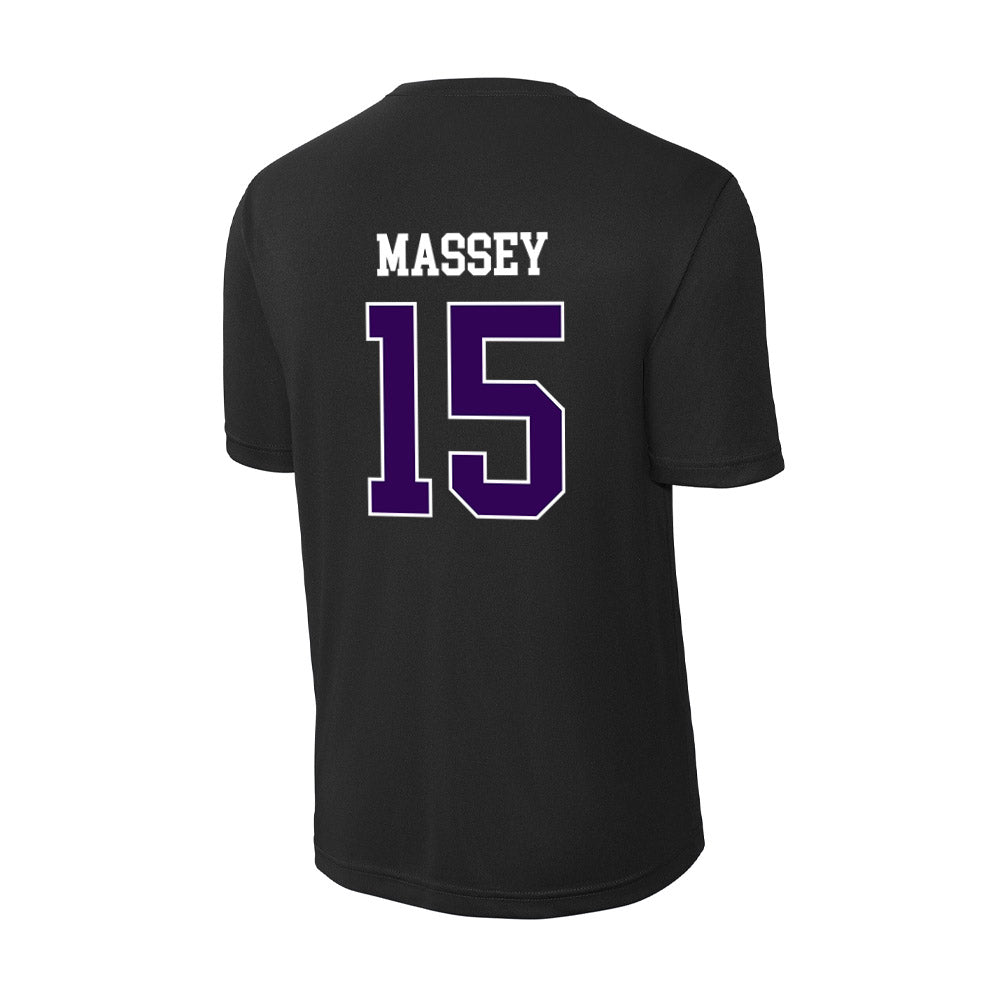 Kansas State - NCAA Women's Volleyball : Addison Massey - Activewear T-Shirt-1