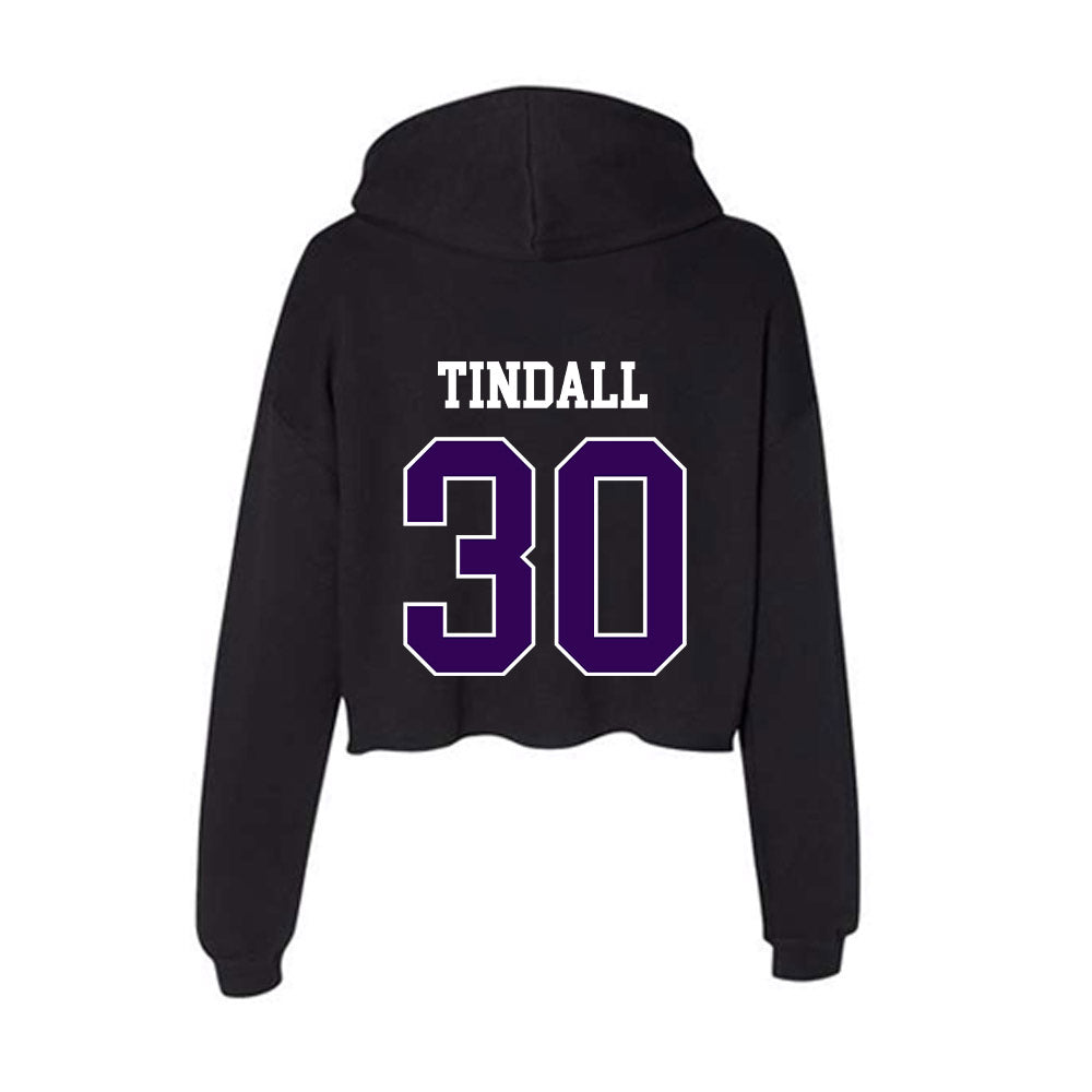 Kansas State - NCAA Women's Volleyball : Tatum Tindall - Women's Crop Fleece Hoodie-1