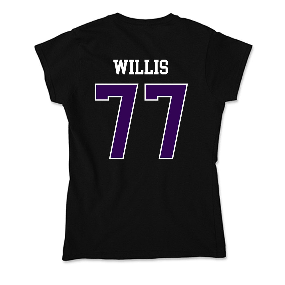 Kansas State - NCAA Baseball : Carver Willis - Soft Style Women’s T-Shirt-1