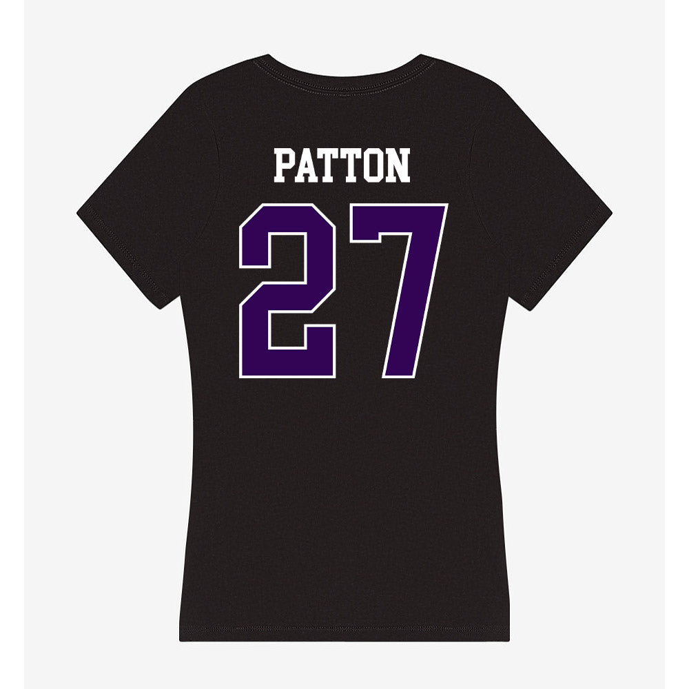 Kansas State - NCAA Football : Cub Patton - Women's V-Neck T-Shirt-1
