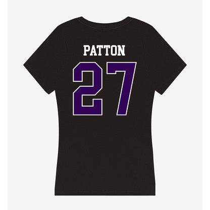 Kansas State - NCAA Football : Cub Patton - Women's V-Neck T-Shirt-1