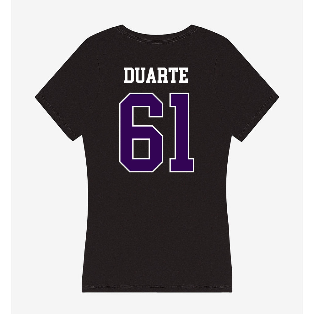 Kansas State - NCAA Football : Chase Duarte - Women's V-Neck T-Shirt-1