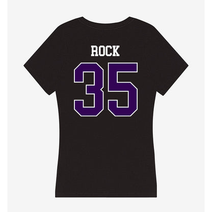Kansas State - NCAA Men's Basketball : Jeffrey Rock - Women's V-Neck T-Shirt-1