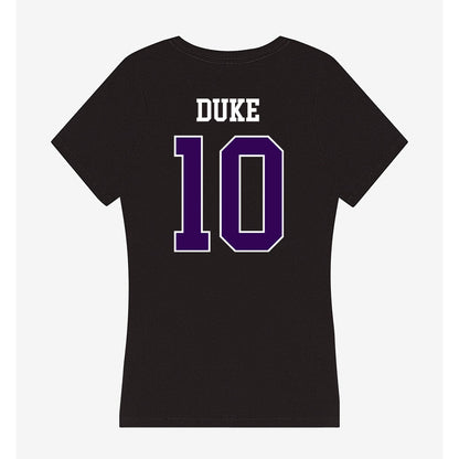 Kansas State - NCAA Baseball : Tanner Duke - Women's V-Neck T-Shirt-1
