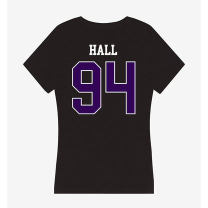 Kansas State - NCAA Football : Kingston Hall - Women's V-Neck T-Shirt-1