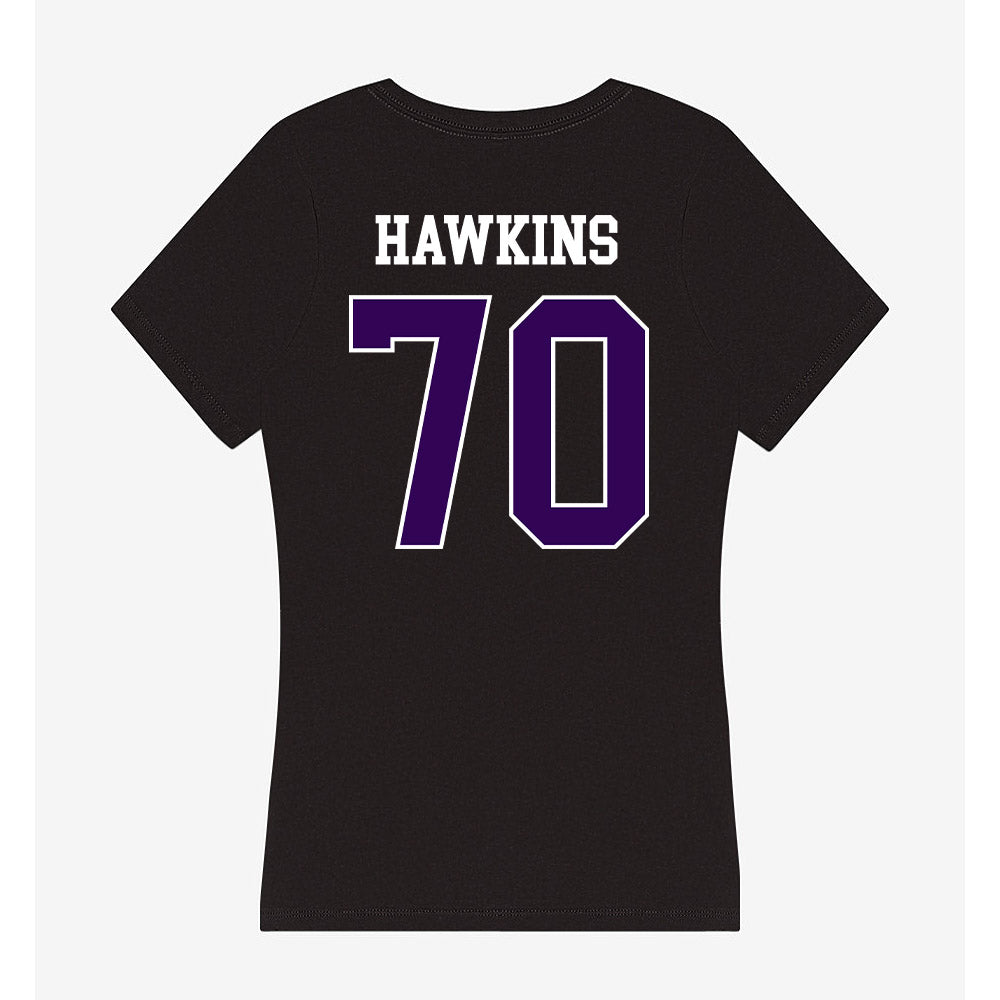 Kansas State - NCAA Football : Gus Hawkins - Women's V-Neck T-Shirt-1