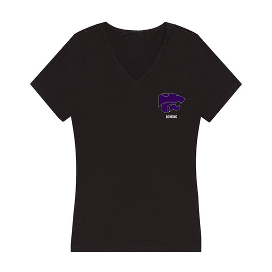 Kansas State - NCAA Women's Rowing : Kendall Huber - Women's V-Neck T-Shirt-0