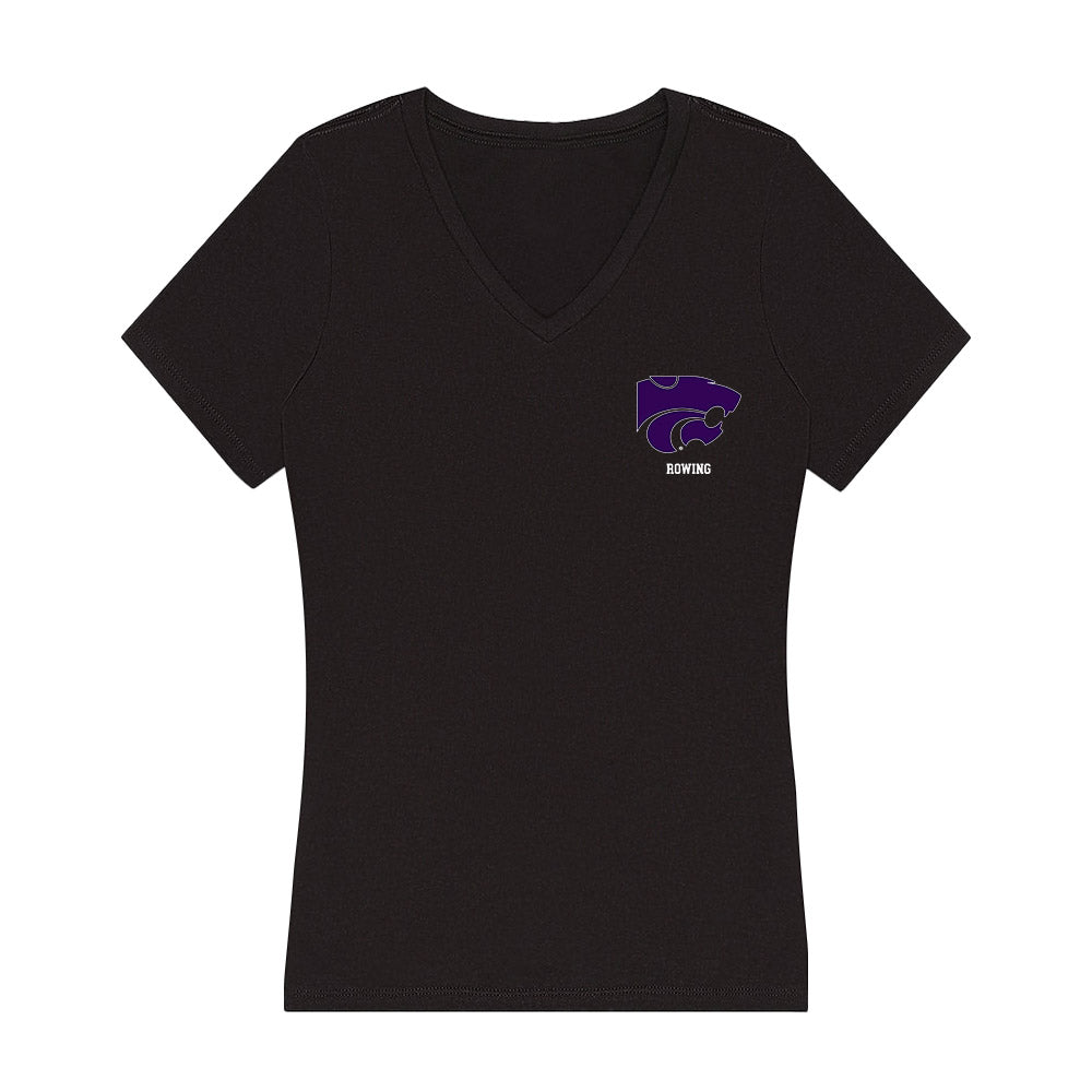 Kansas State - NCAA Women's Rowing : Ally Exline - Women's V-Neck T-Shirt-0