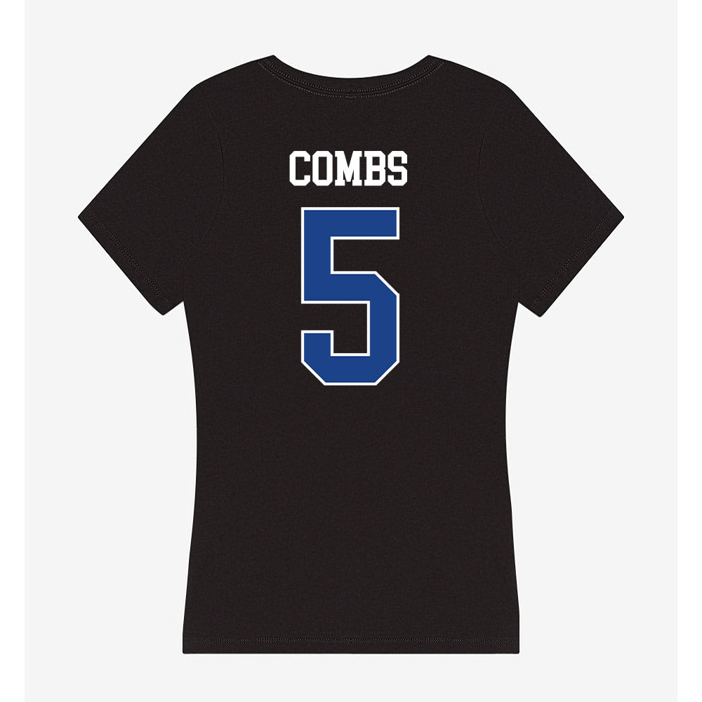 CSU Bakersfield - NCAA Beach Volleyball : Bailey Combs - Women's V-Neck T-Shirt-1