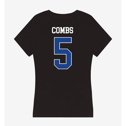 CSU Bakersfield - NCAA Beach Volleyball : Bailey Combs - Women's V-Neck T-Shirt-1