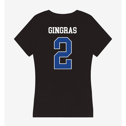CSU Bakersfield - NCAA Women's Basketball : Caitlin Gingras - Women's V-Neck T-Shirt-1