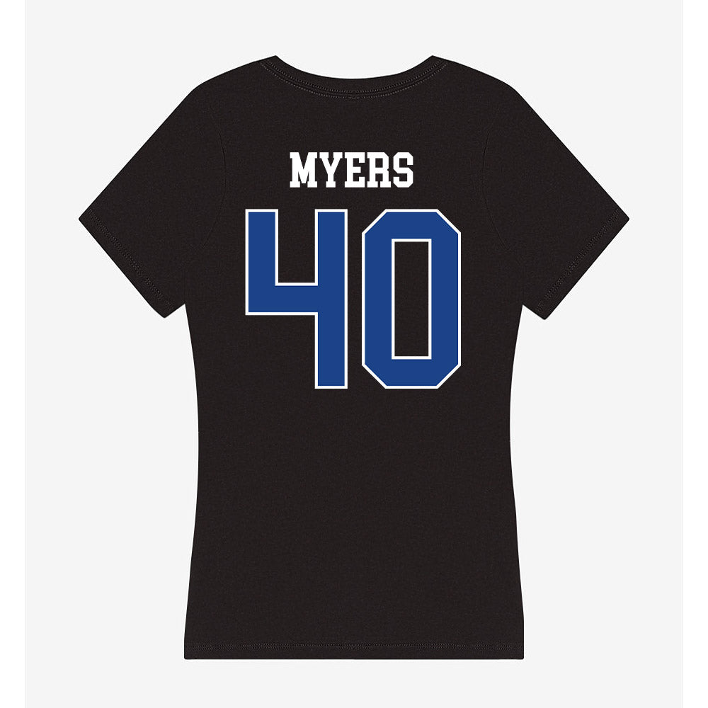 CSU Bakersfield - NCAA Baseball : Ethan Myers - Women's V-Neck T-Shirt-1