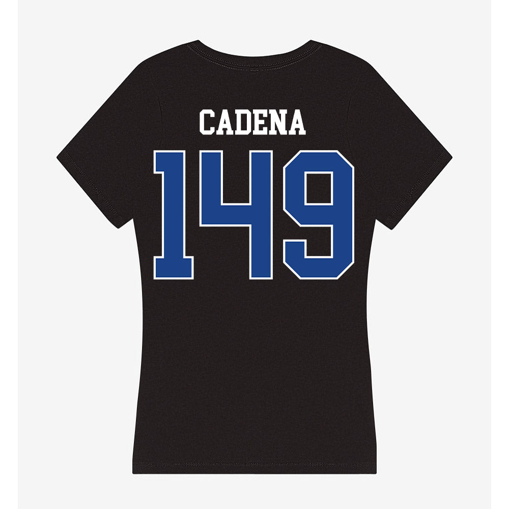 CSU Bakersfield - NCAA Wrestling : Kaileb Cadena - Women's V-Neck T-Shirt-1