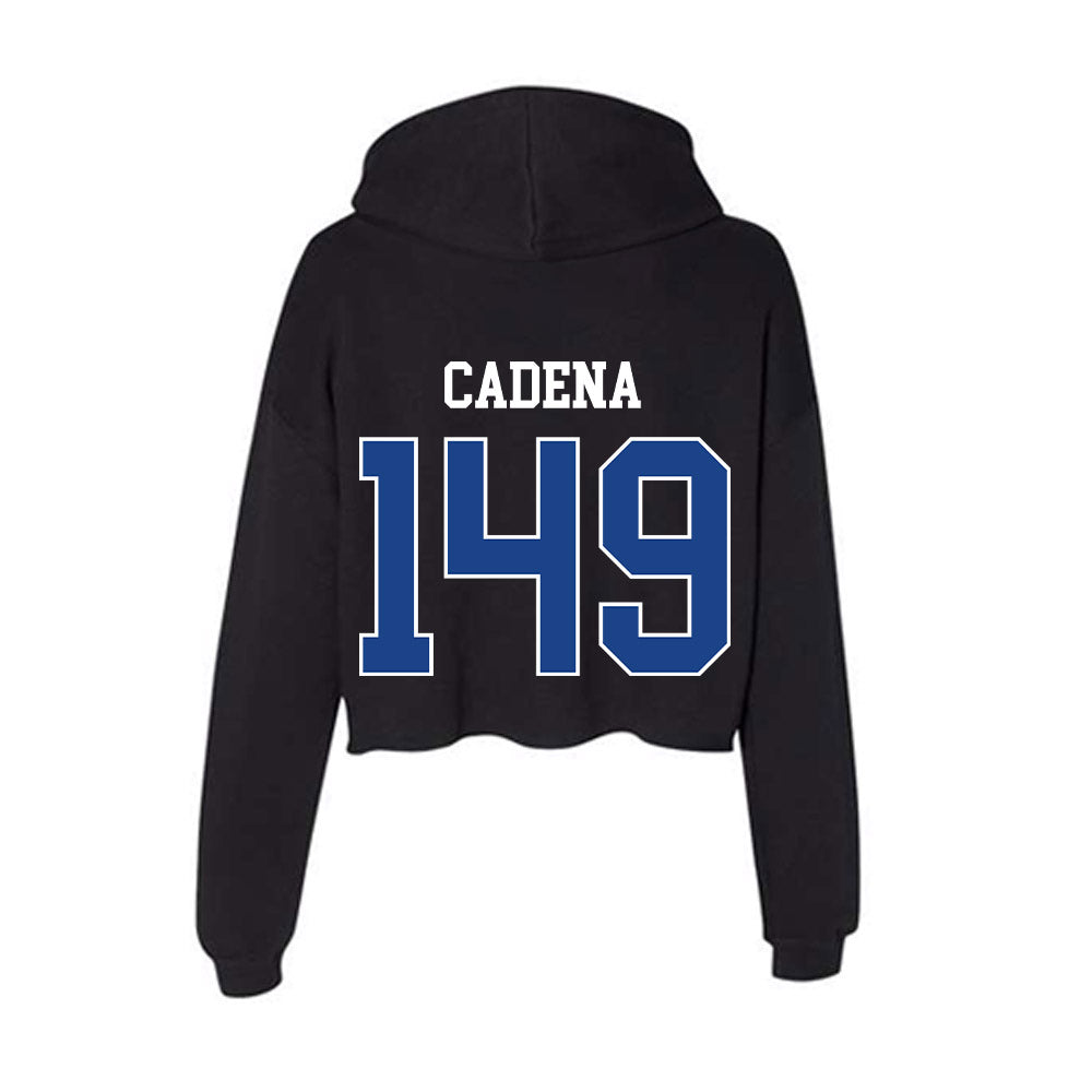 CSU Bakersfield - NCAA Wrestling : Kaileb Cadena - Women's Crop Fleece Hoodie-1