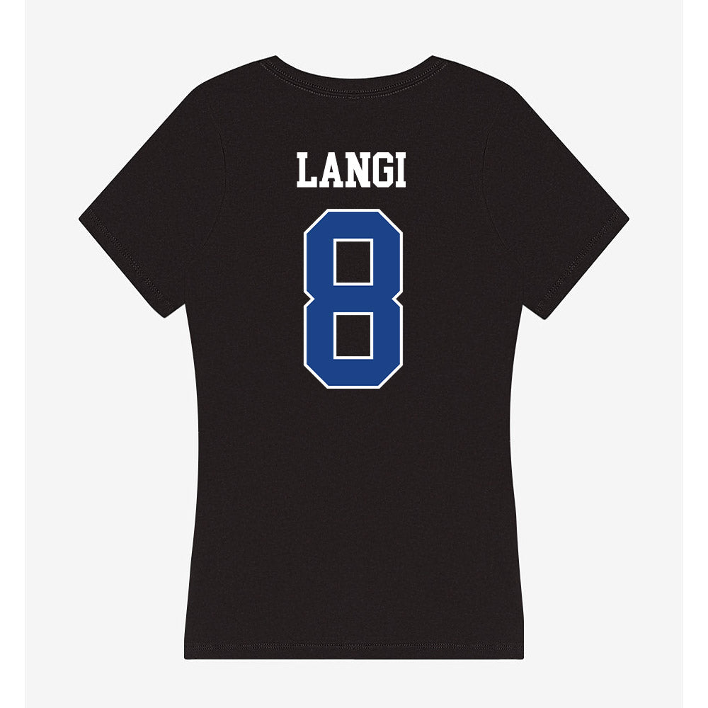 CSU Bakersfield - NCAA Women's Basketball : Marley Langi - Women's V-Neck T-Shirt-1