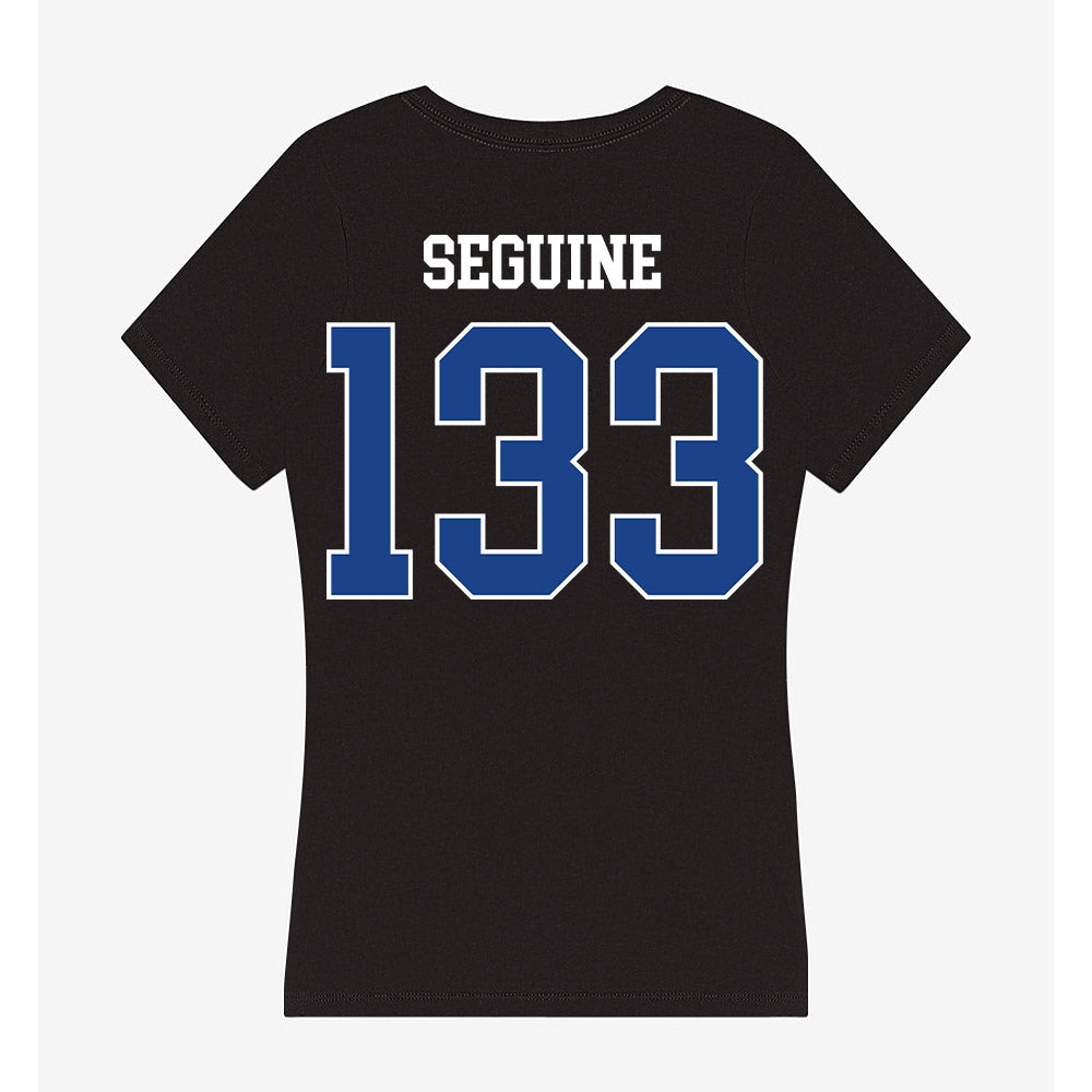 CSU Bakersfield - NCAA Wrestling : Rider Seguine - Women's V-Neck T-Shirt-1