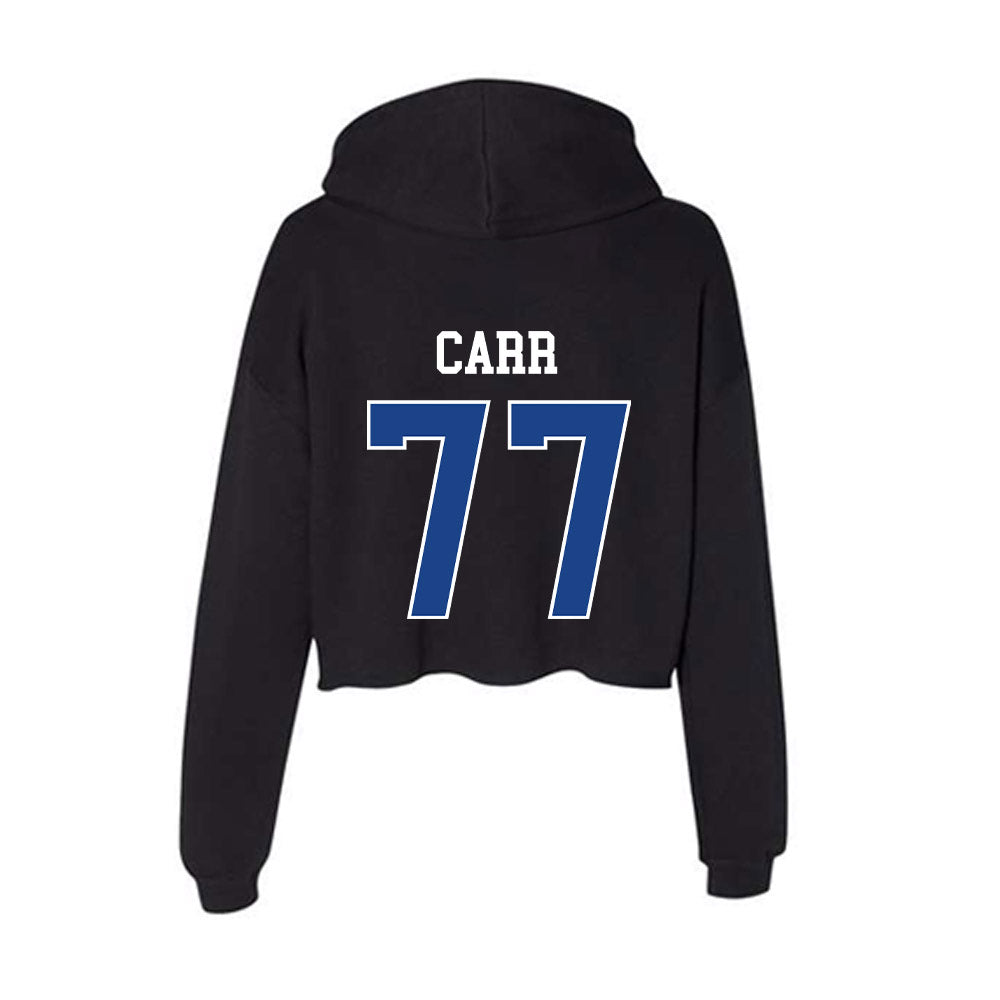 CSU Bakersfield - NCAA Softball : Cailee Carr - Women's Crop Fleece Hoodie-1