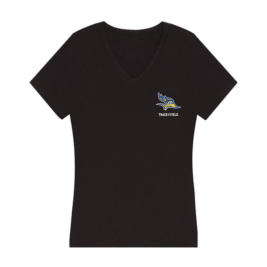 CSU Bakersfield - NCAA Women's Track & Field : Quincy Hadlock - Women's V-Neck T-Shirt-0